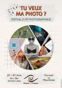 Affiche du festival Tu "Veux Ma Photo ?" 2025 à Chanat-la-Mouteyre