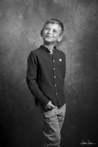 Portrait de Marius pris lors d'une séance de photographie de famille