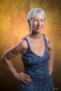 Portrait de Sylvie réalisé au studio